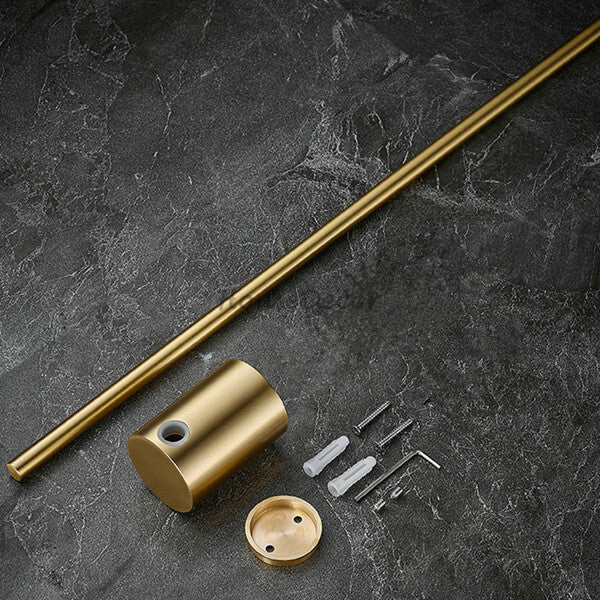 Brass towel rack wall mounted design additional view