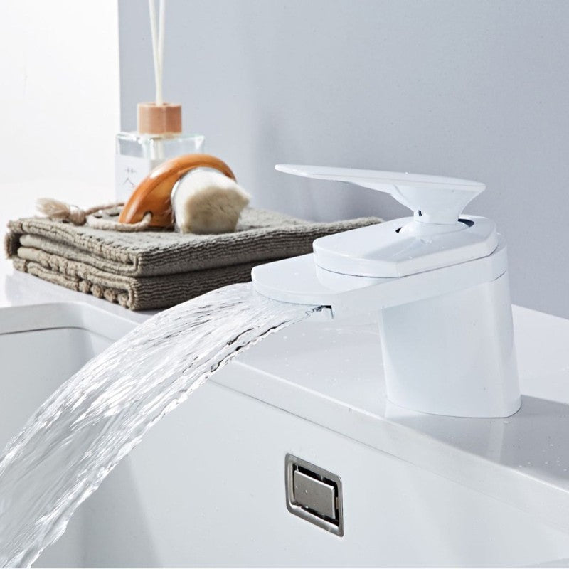 Brass bath shower mixer tap waterfall spout additional view