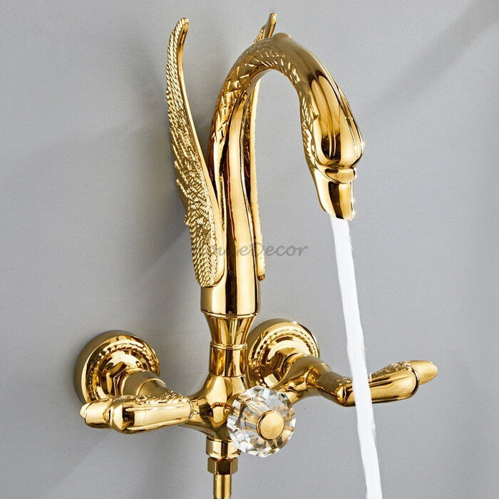 Modern bath shower mixer tap swivel spout additional view
