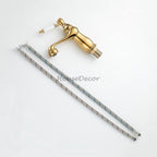 Brass bath shower mixer tap single lever control additional view