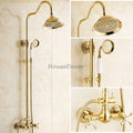 Polished Brass bath shower mixer tap detailed product view main view