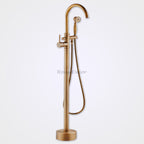 Antique Brass bath shower mixer tap handheld shower set main view