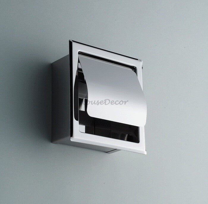 Modern Stainless Steel toilet paper holder detailed product view detail view