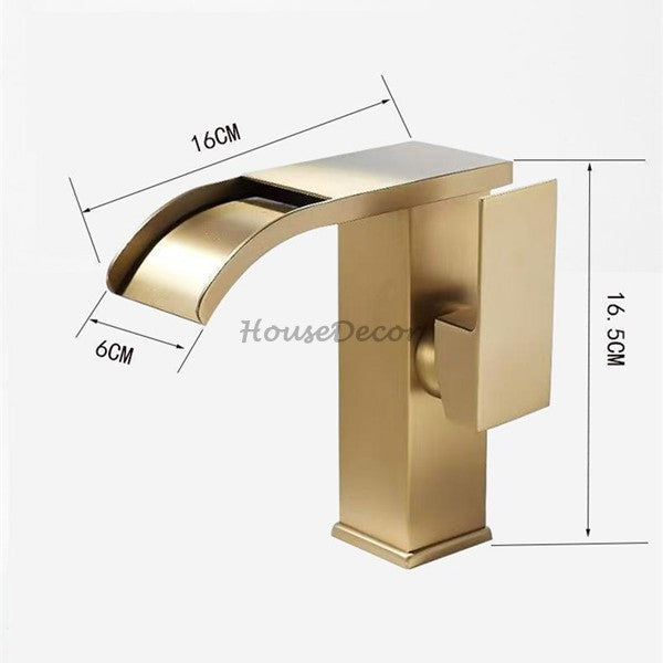 Brass bath shower mixer tap waterfall spout additional view