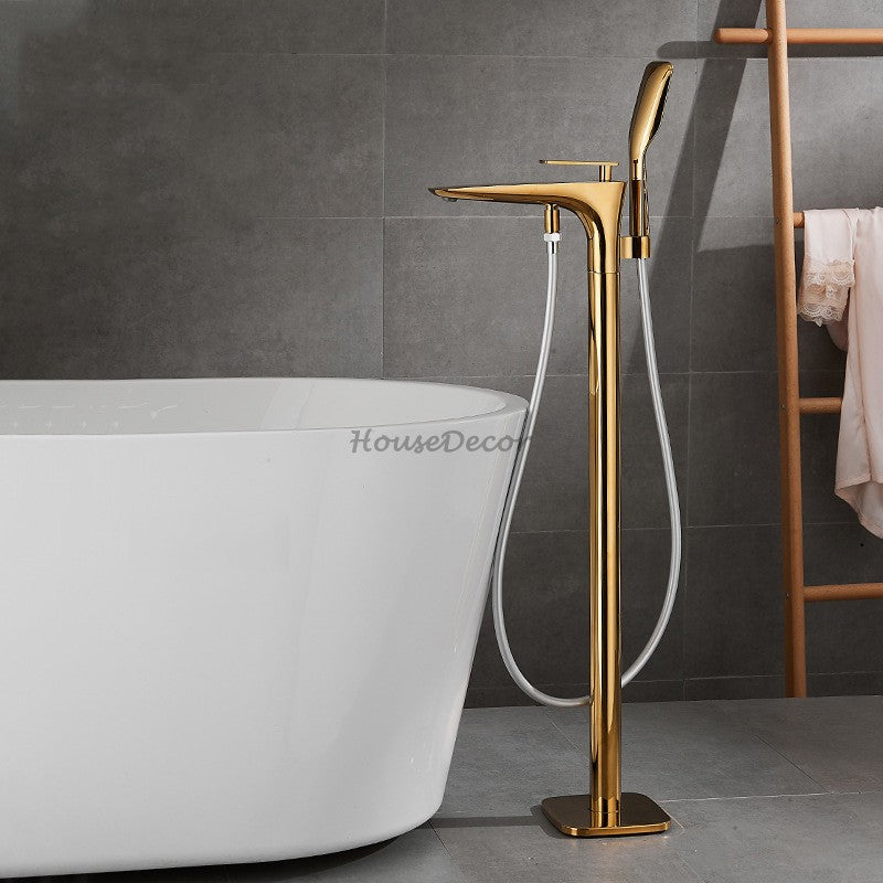 Modern bath shower mixer tap handheld shower set additional view