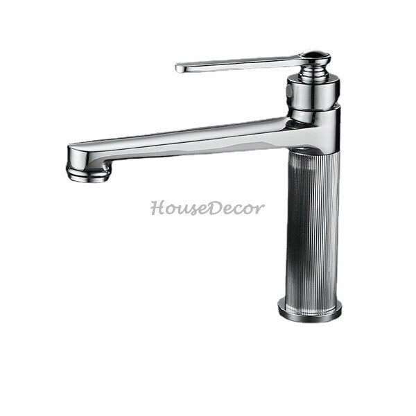 Modern Brass bath shower mixer tap single lever control main view