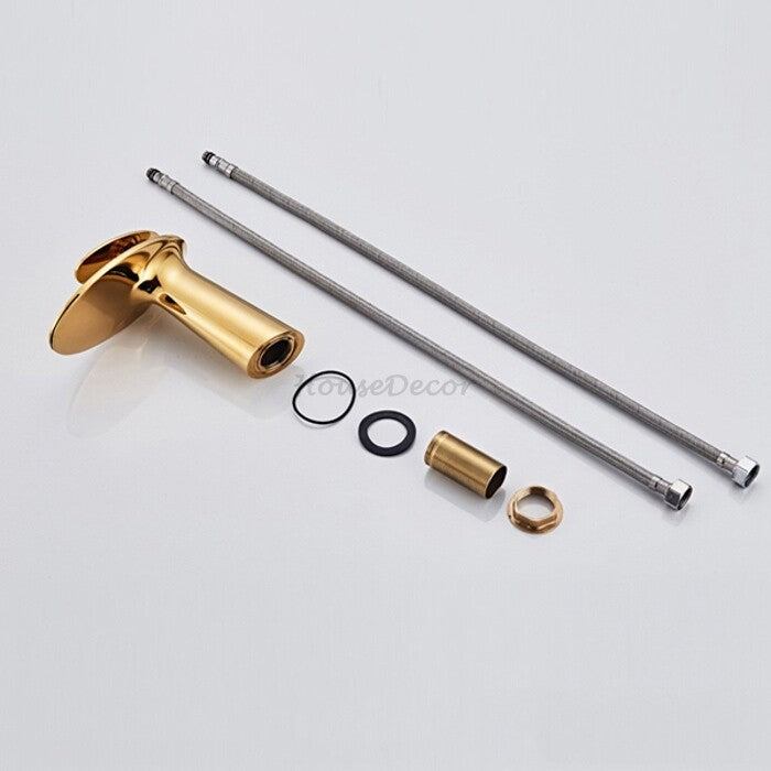 Modern bath shower mixer tap waterfall spout additional view