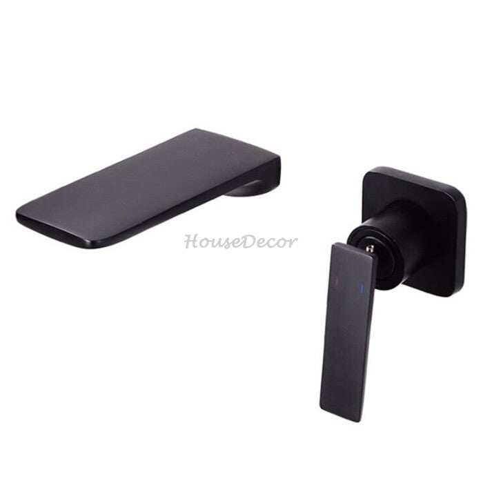 Modern bath shower mixer tap waterfall spout main view