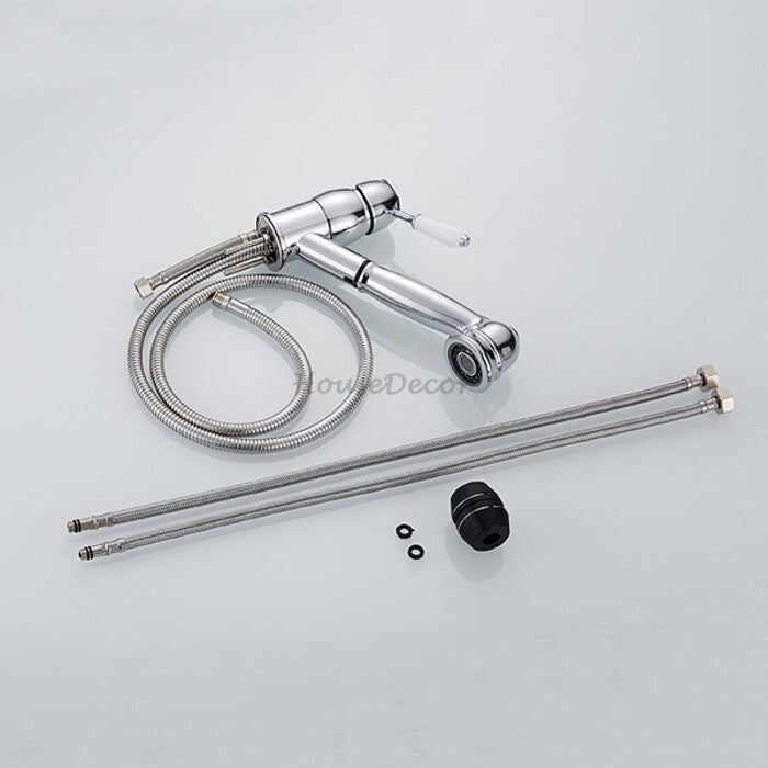 Modern Ceramic kitchen sink mixer tap pull out spray additional view