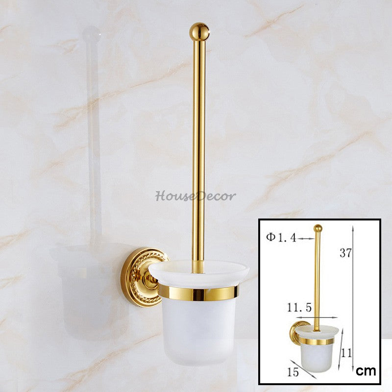 Gold Brass towel rack detailed product view additional view