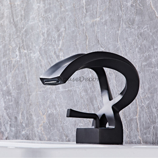 Modern Brass bath shower mixer tap waterfall spout additional view