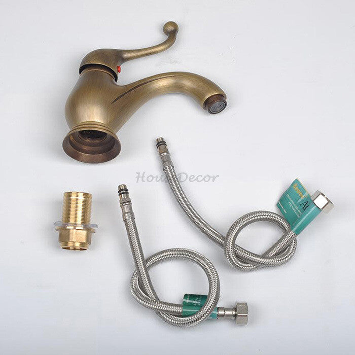 Modern bath shower mixer tap single lever control detail view