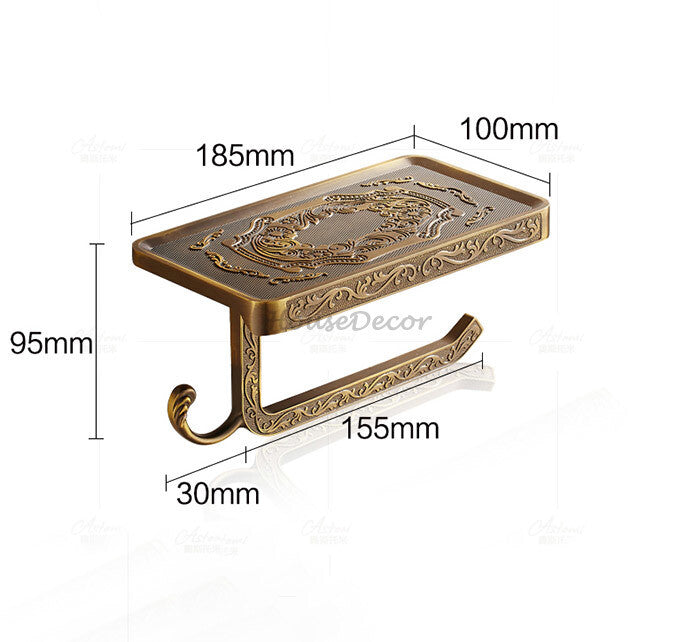 Modern toilet paper holder wall mounted design additional view