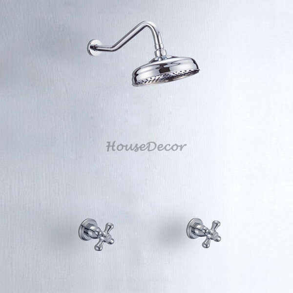 Modern shower head dual handle control main view
