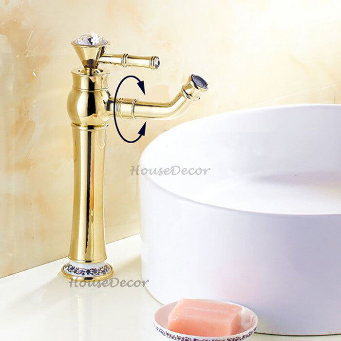 Modern bath shower mixer tap single lever control detail view