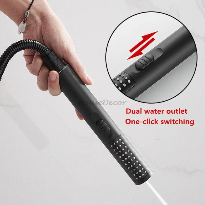 Matte Black Brass bath shower mixer tap wall mounted design additional view