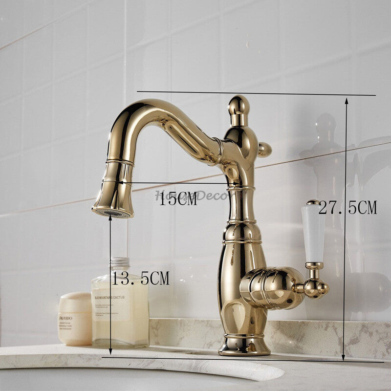 Modern bath shower mixer tap pull out spray detail view