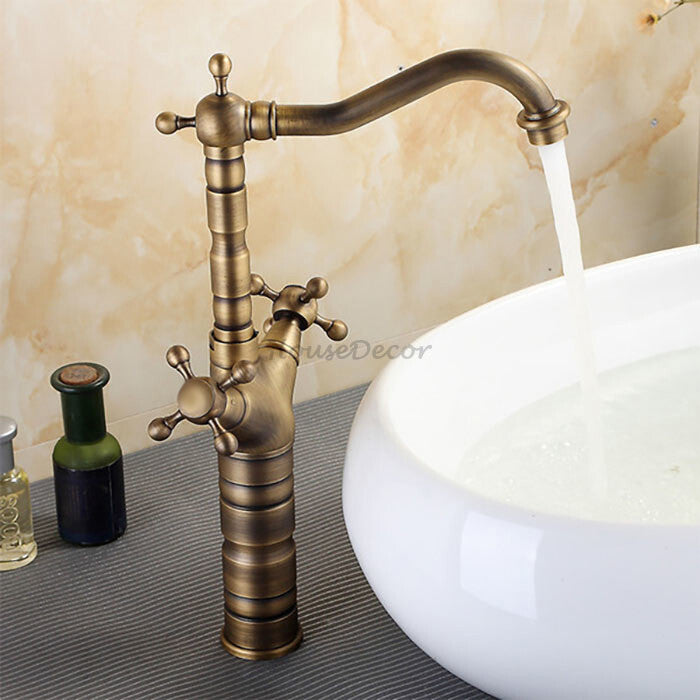 Modern bath shower mixer tap swivel spout detail view