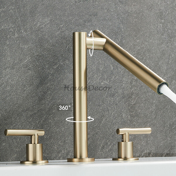 Modern bath shower mixer tap deck mounted design main view