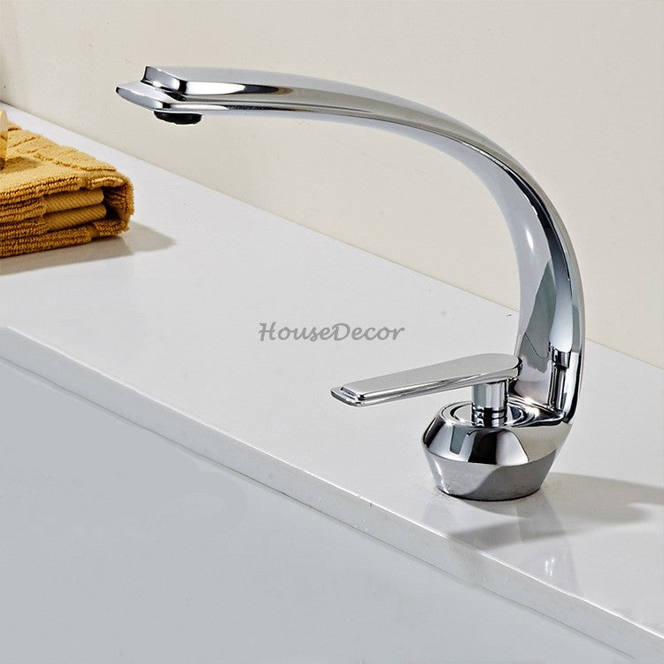 Modern bath shower mixer tap single lever control additional view
