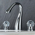 Modern bath shower mixer tap 3 hole installation detail view