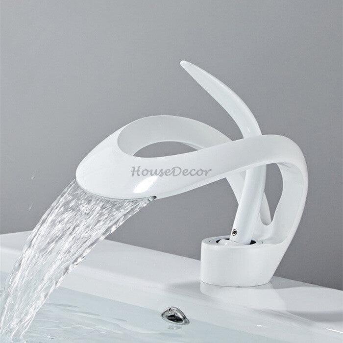Brass bath shower mixer tap waterfall spout additional view