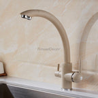 Modern kitchen sink mixer tap detailed product view detail view