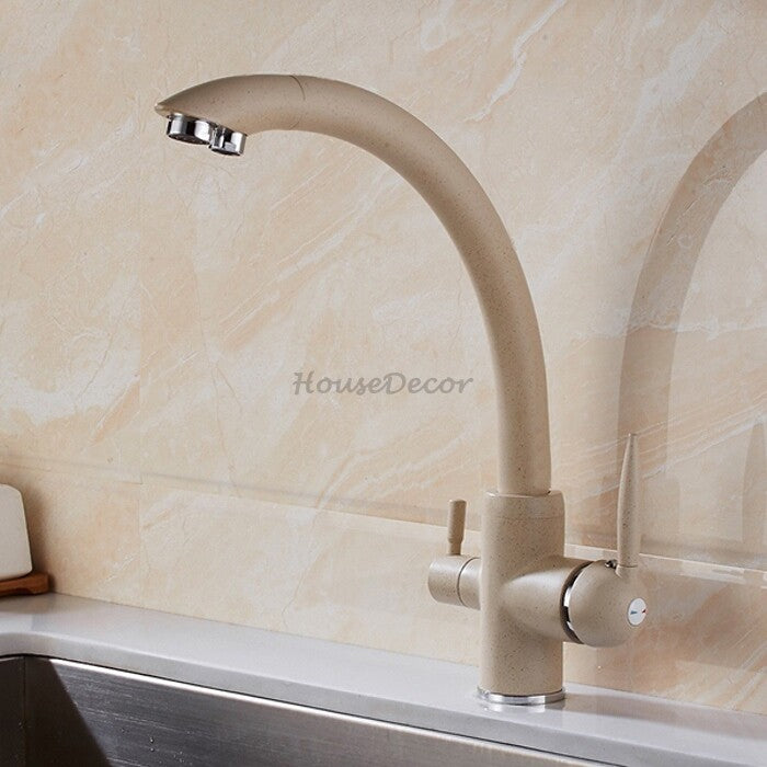 Modern kitchen sink mixer tap detailed product view detail view