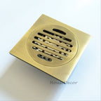 Modern shower drain detailed product view main view