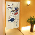 Modern Fabric doorway curtain room divider design main view