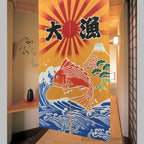 Modern Fabric doorway curtain room divider design main view