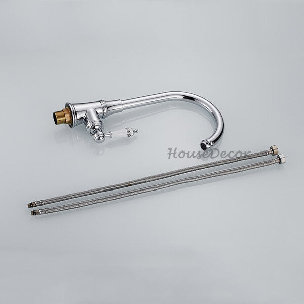 Modern Ceramic kitchen sink mixer tap swivel spout additional view