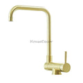 Brushed Gold kitchen sink mixer tap detailed product view main view