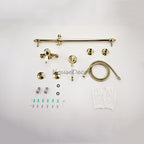Modern Brass shower head handheld shower set additional view