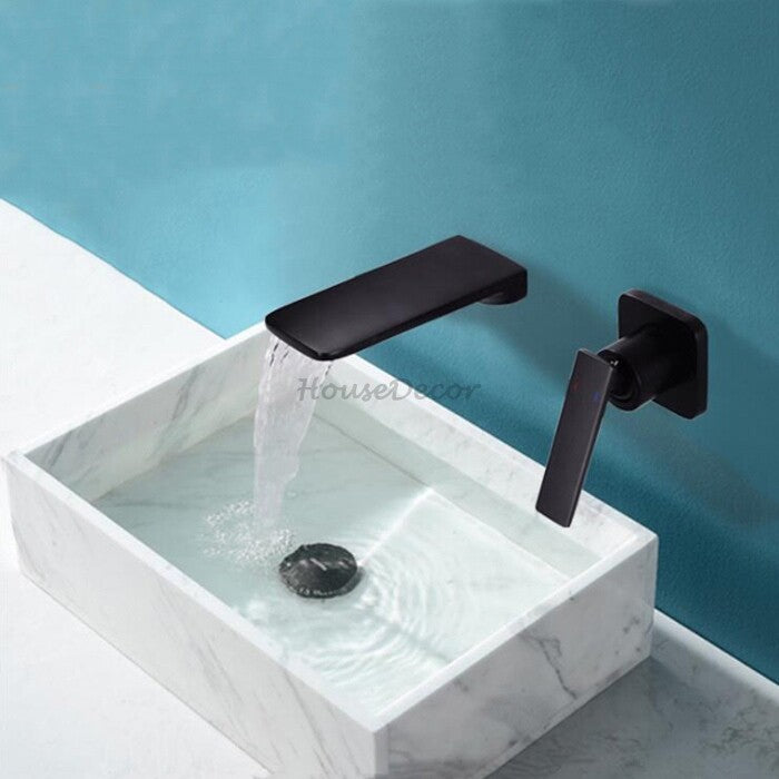 Modern bath shower mixer tap waterfall spout additional view