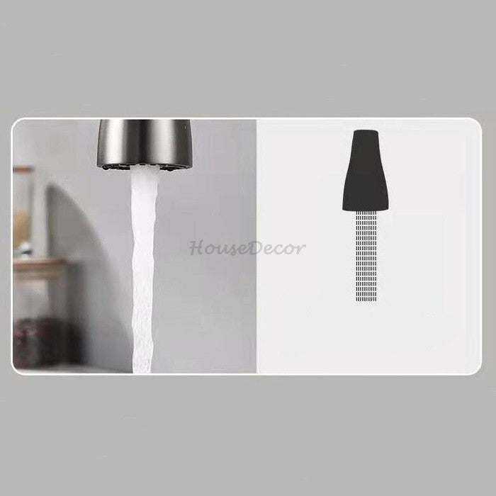 Modern kitchen sink mixer tap pull out spray additional view