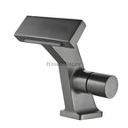 Brass bathroom basin mixer tap waterfall spout additional view