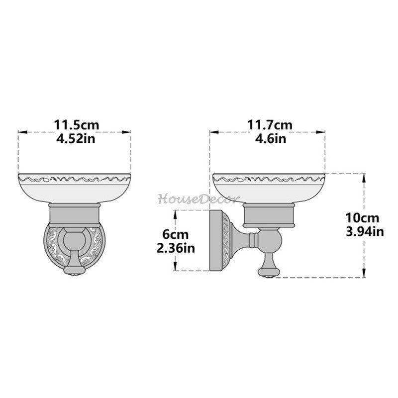 Antique Brass towel rack detailed product view additional view