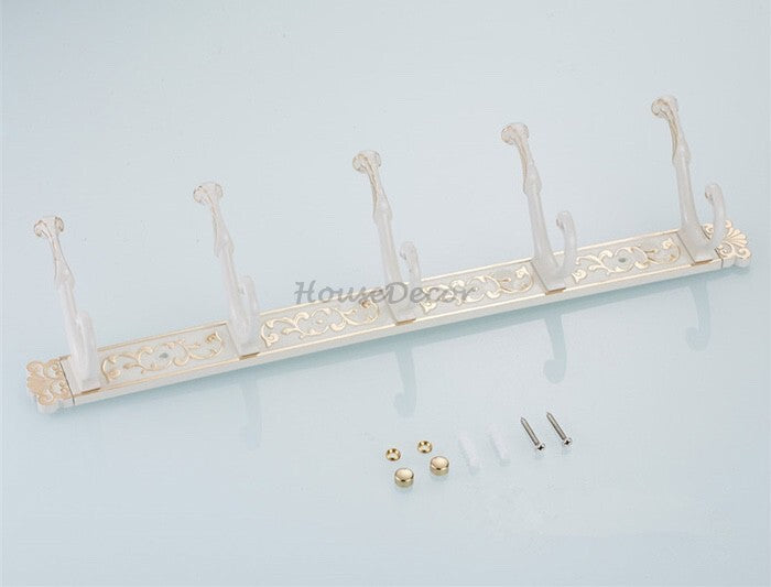 Gold robe hook detailed product view additional view