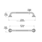 Antique Brass towel rack detailed product view additional view