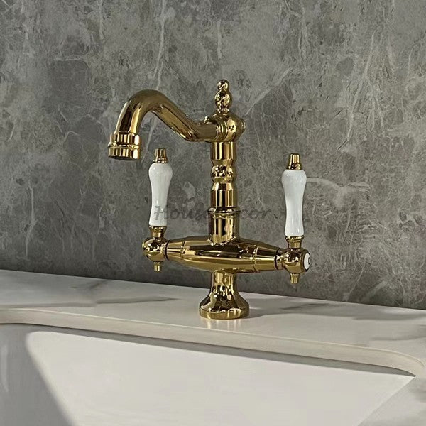 Modern Ceramic bathroom basin mixer tap detailed product view main view