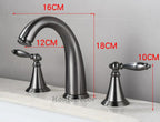 Modern bath shower mixer tap 3 hole installation additional view