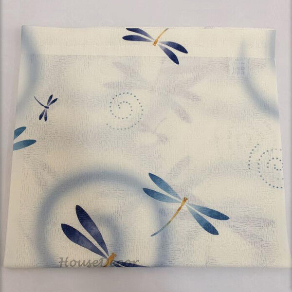 Modern Fabric doorway curtain room divider design detail view