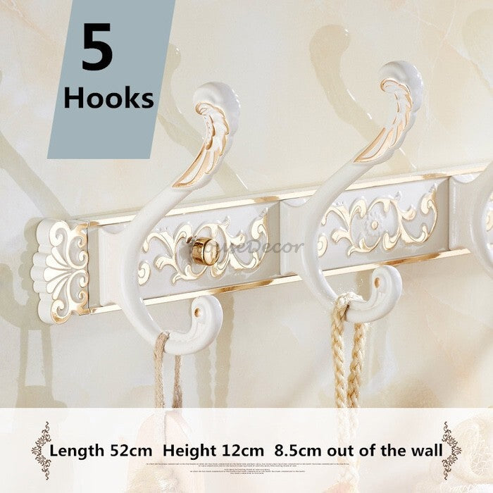 Gold robe hook detailed product view detail view