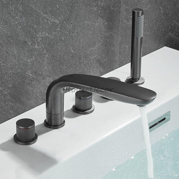 Modern bath shower mixer tap pull out spray additional view