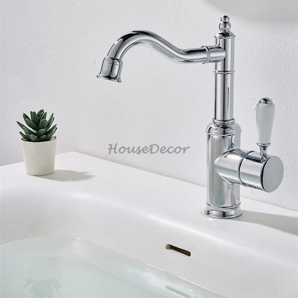 Brass bath shower mixer tap swivel spout main view