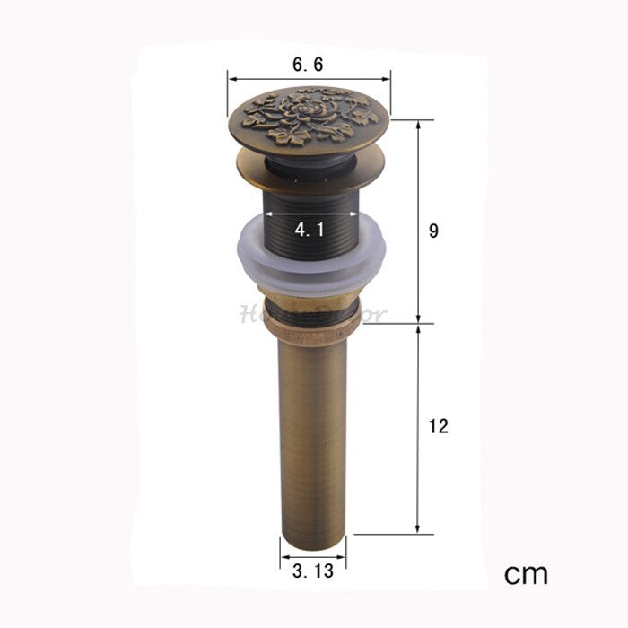 Modern basin waste detailed product view additional view