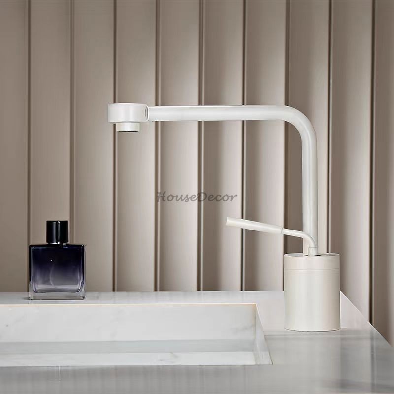 Modern Brass bath shower mixer tap swivel spout additional view
