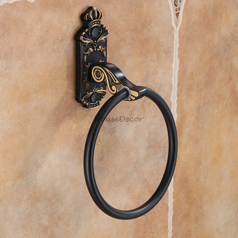 Modern towel ring detailed product view detail view