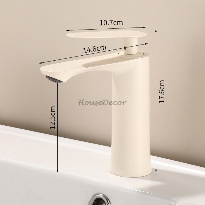 Modern bath shower mixer tap single lever control detail view
